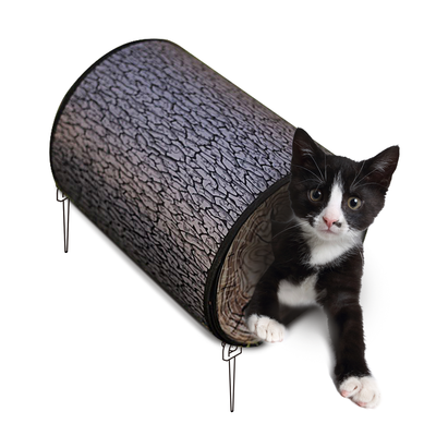 KIMEE Outdoor Stump Nest Cat House